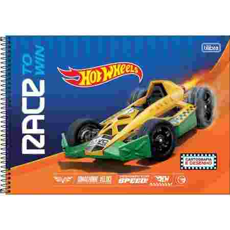 CADERNO DESENHO/CARTOGRAFIA HOT WHEELS